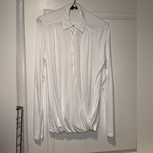 sz s. long sleeve shirt. banana republic.